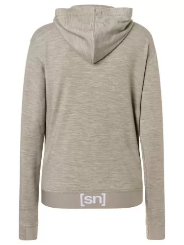 SN Super Natural W SOLUTION HOODIE - vintage khaki melange