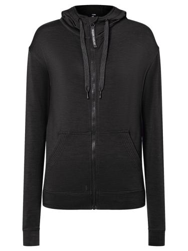 SN Super Natural W SOLUTION HOODIE - jet black (Grösse: XL)