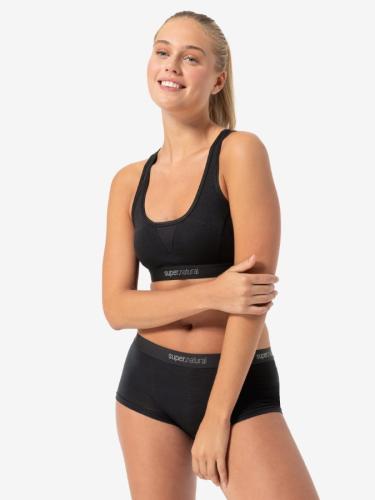 SN Super Natural W TUNDRA220 SEMPLICE BRA - jet black