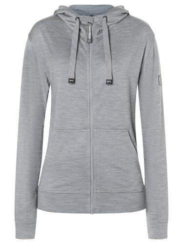 SN Super Natural W SOLUTION BIO HOODIE - cashmere grey melange
