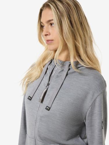 SN Super Natural W SOLUTION BIO HOODIE - cashmere grey melange
