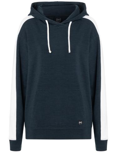 SN Super Natural W COLORADO HOODIE - blueberry/fre wht (Grösse: M)