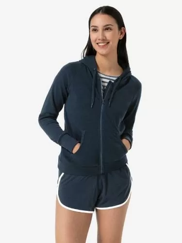 SN Super Natural W EVERYDAY ZIP HOODIE - blueberry
