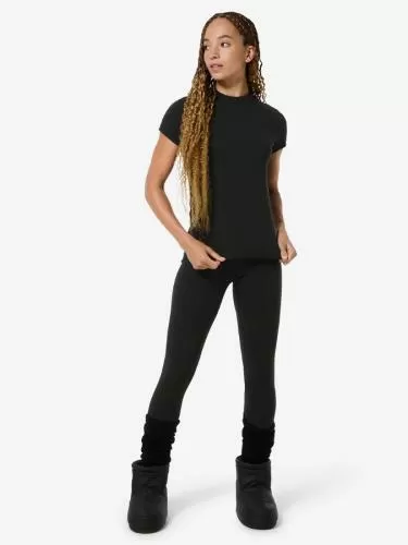 SN Super Natural W LUX BASE TEE LUX BASE TEE - jet black
