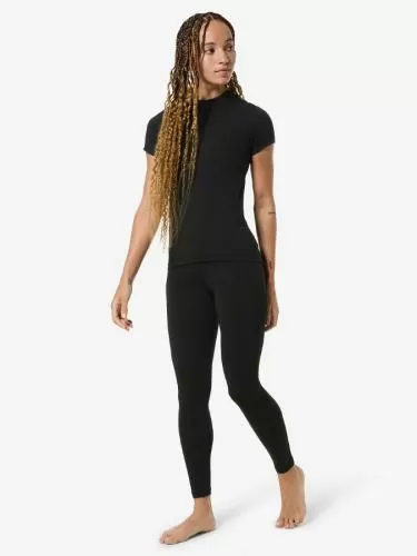 SN Super Natural W LUX BASE TEE LUX BASE TEE - jet black