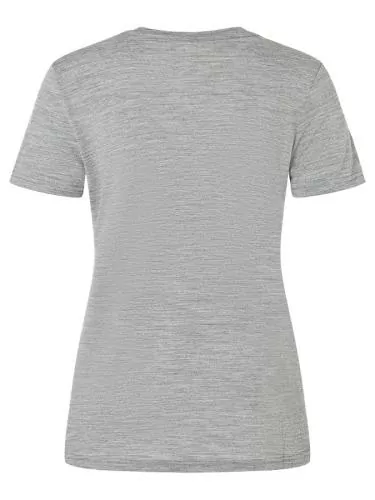 SN Super Natural W CANADIAN WOODS TEE CANADIAN WOODS TEE - cashmere grey mel/v.khaki me/wht stone m