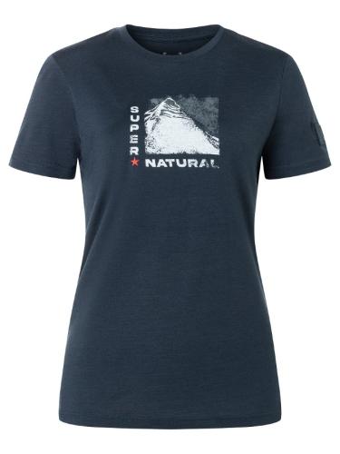 SN Super Natural W SUPER MOUNTAIN BIO J TEE - blueberry/various