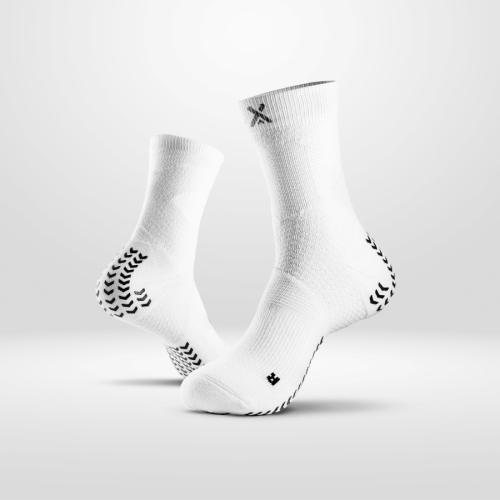 GEARXPro SOXPro Ankle Support Grip Socks - white